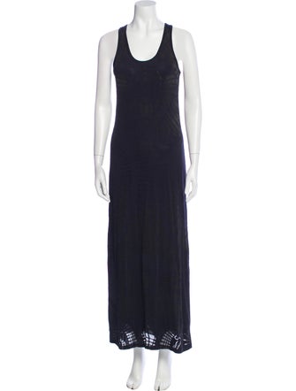 Jean Paul Gaultier Scoop Neck Long Dress
