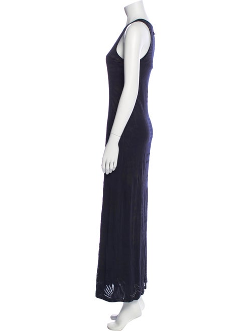 Jean Paul Gaultier Scoop Neck Long Dress