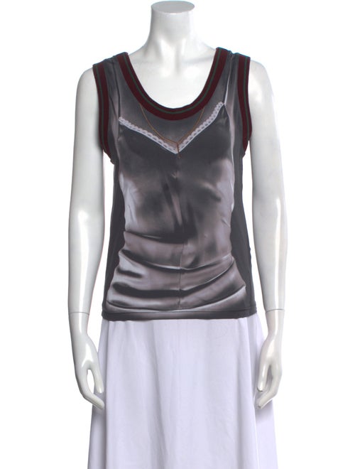 Jean Paul Gaultier x Y/Project 2023 Graphic Print Top