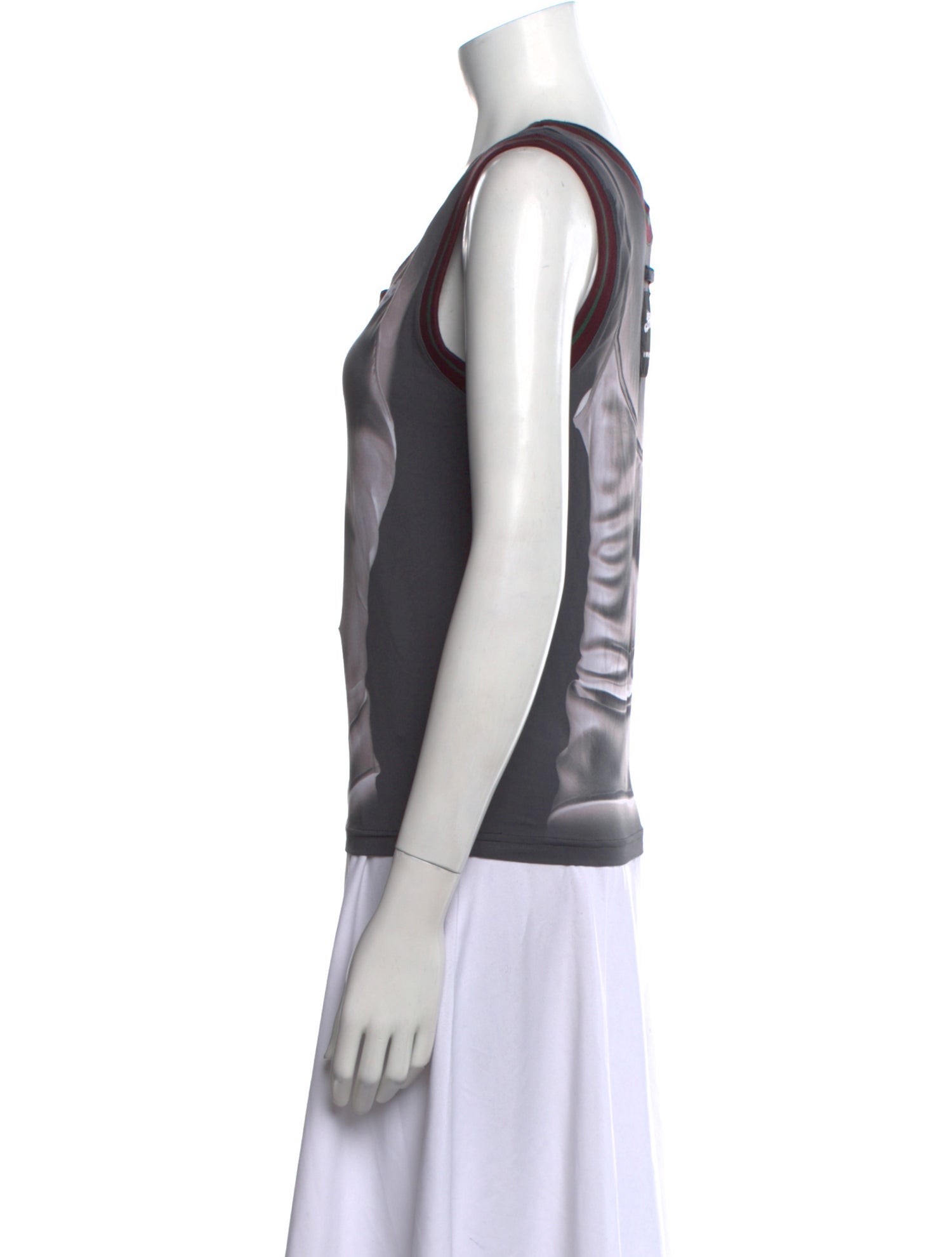 Jean Paul Gaultier x Y/Project 2023 Graphic Print Top