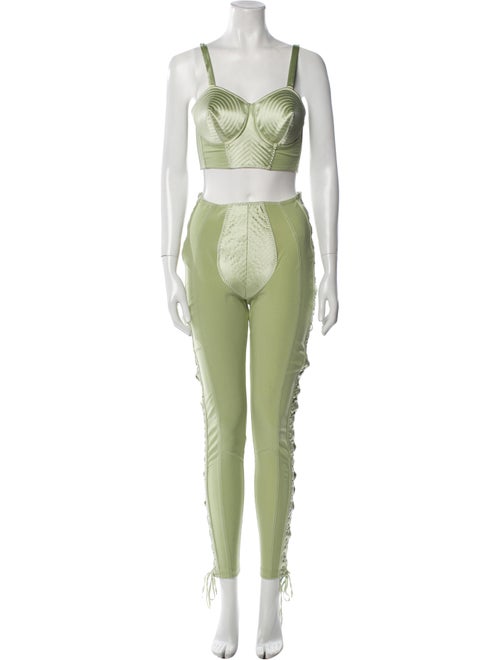 Jean Paul Gaultier x Lotta Volkova 2022 Mesh Accents Pant Set