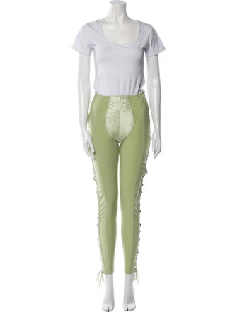 Jean Paul Gaultier x Lotta Volkova 2022 Mesh Accents Pant Set