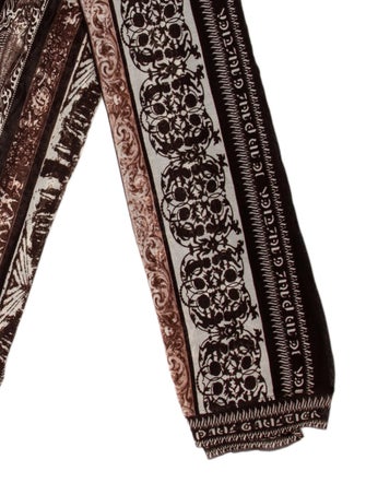 Jean Paul Gaultier Silk Printed Scarf