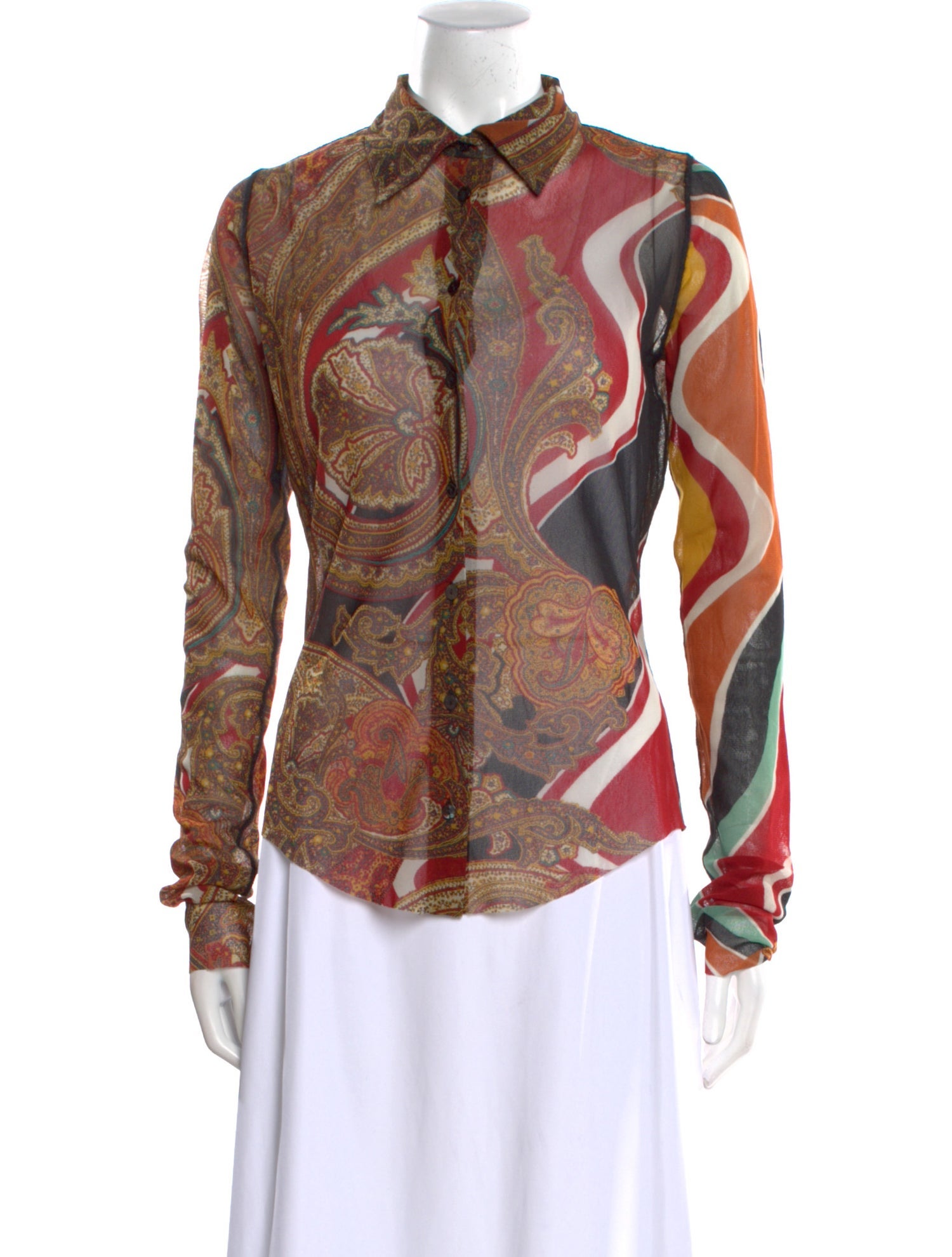 Jean Paul Gaultier Vintage 2000's Button-Up Top