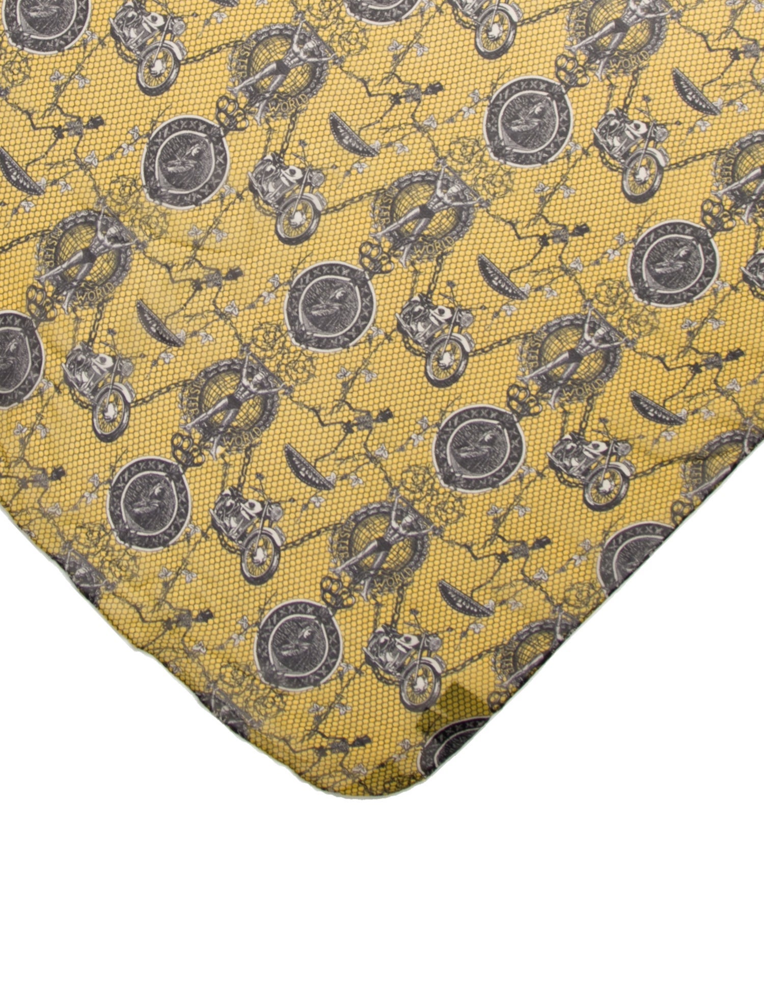 Jean Paul Gaultier Silk Printed Scarf