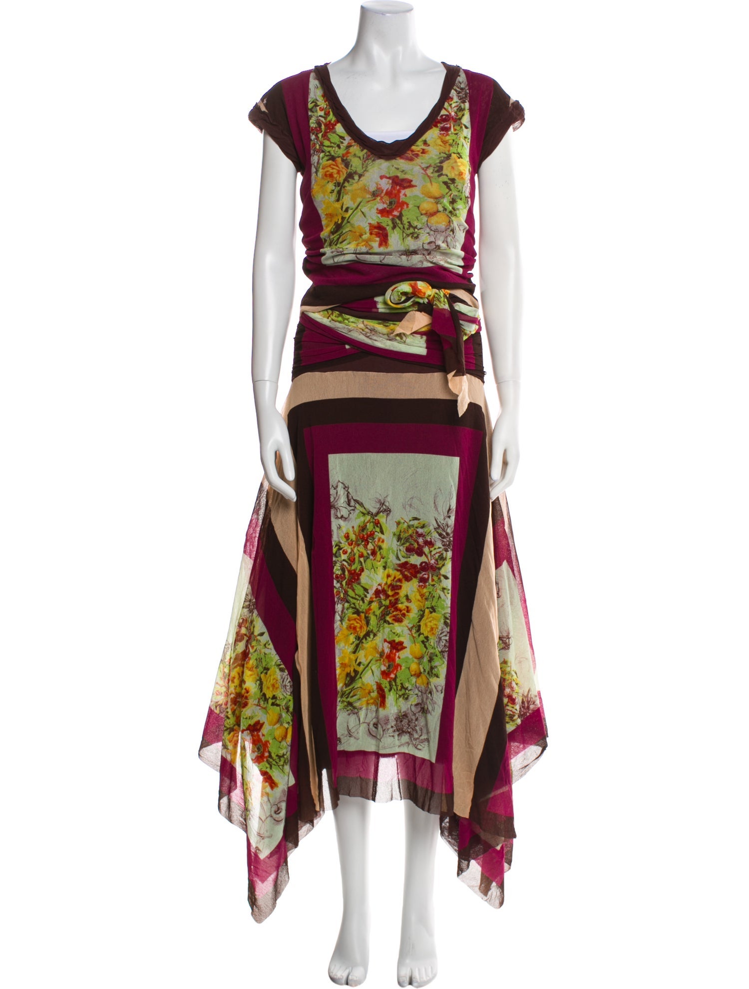 Jean Paul Gaultier Soleil Vintage 2000's Skirt Set