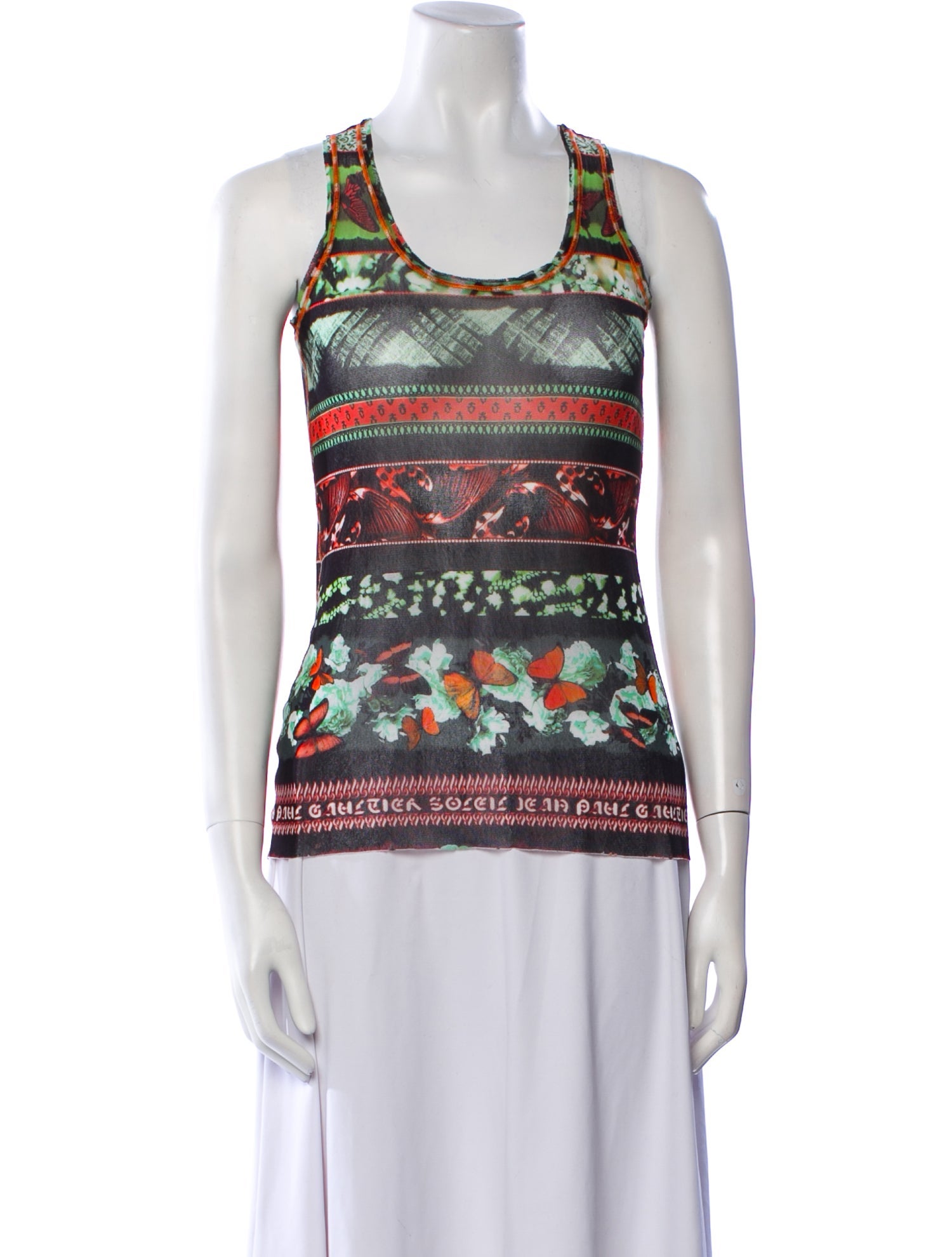 Jean Paul Gaultier Soleil Vintage Striped Top