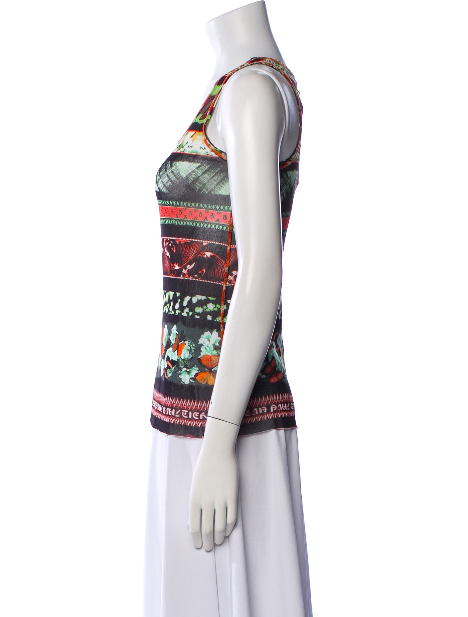 Jean Paul Gaultier Soleil Vintage Striped Top