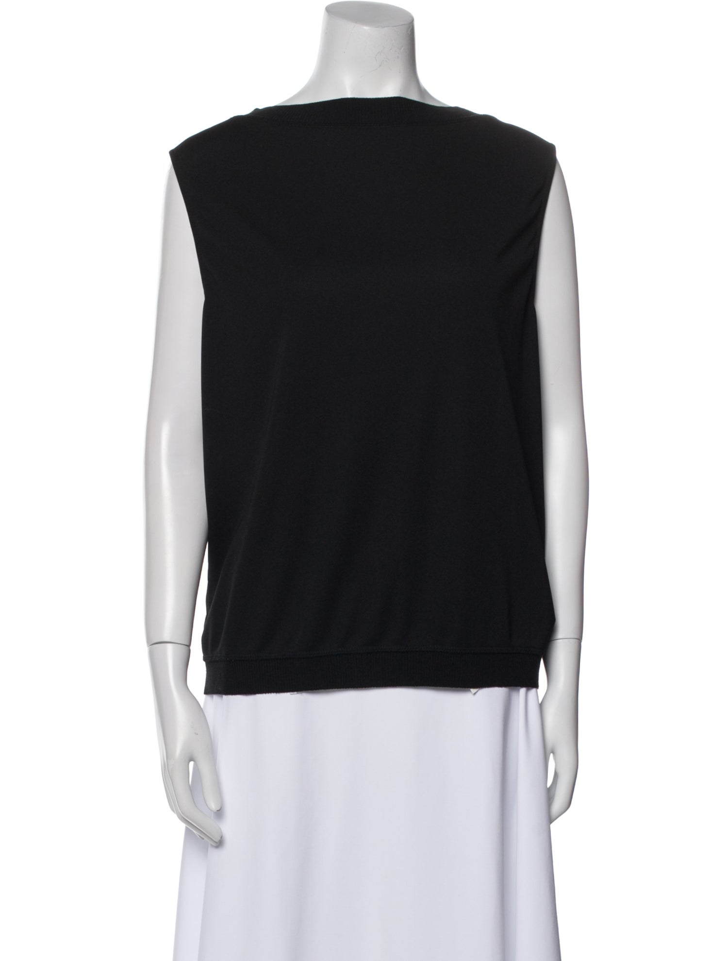 Jean Paul Gaultier for Lindex Bateau Neckline Sleeveless Top