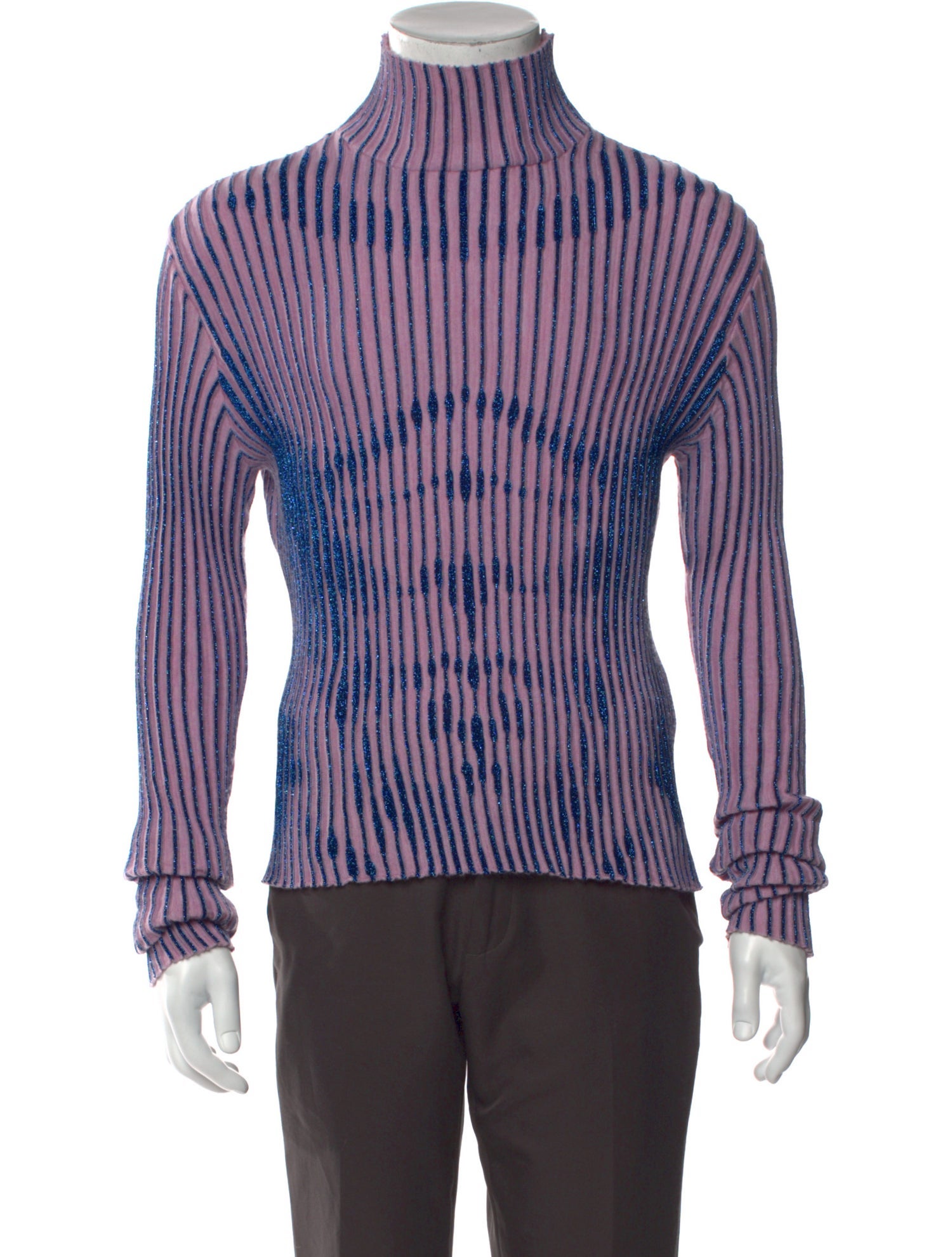 Jean Paul Gaultier Merino Wool Striped Pullover