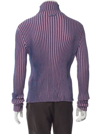Jean Paul Gaultier Merino Wool Striped Pullover