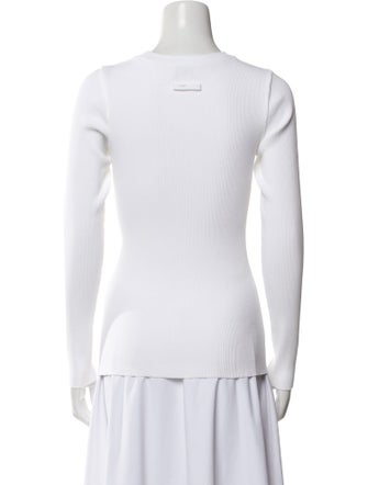 Jean Paul Gaultier Graphic Print Scoop Neck Sweater