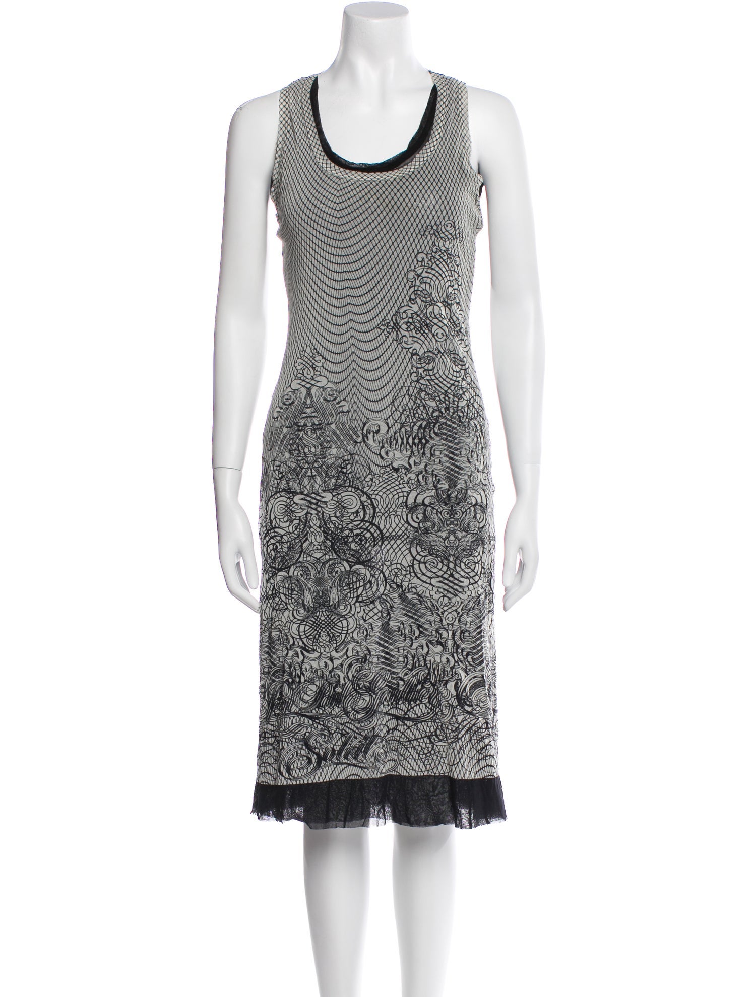 Jean Paul Gaultier Soleil Vintage Knee-Length Dress