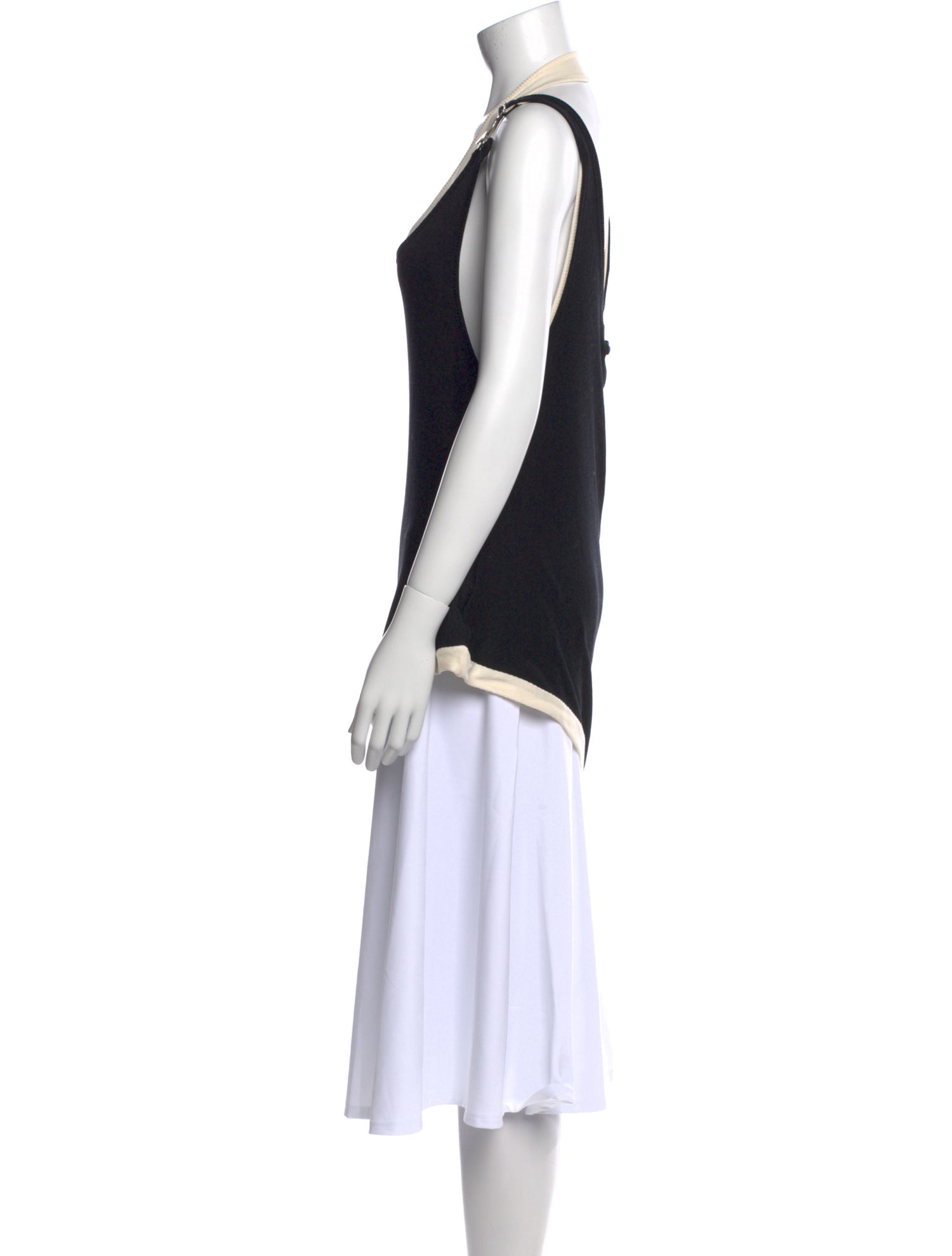 Jean Paul Gaultier Scoop Neck Sleeveless Tunic