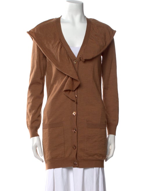 Jean Paul Gaultier Virgin Wool V-Neck Sweater