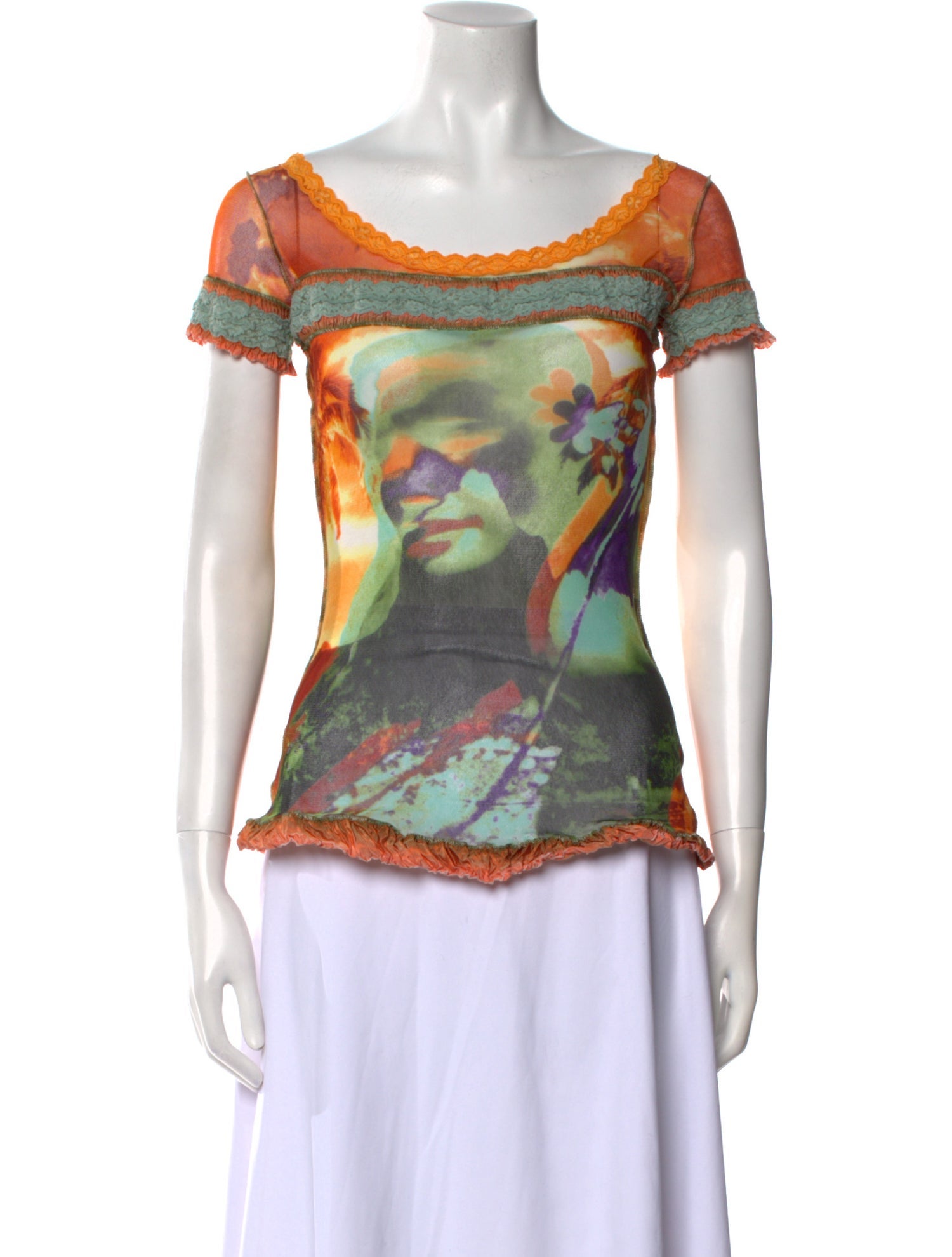 Jean Paul Gaultier Vintage Mesh T-Shirt