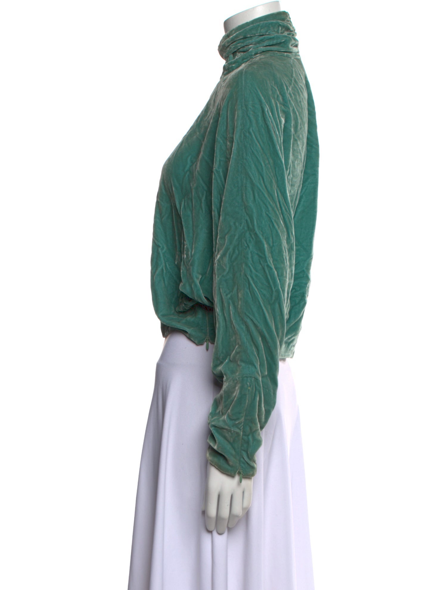 Jean Paul Gaultier Vintage Turtleneck Crop Top