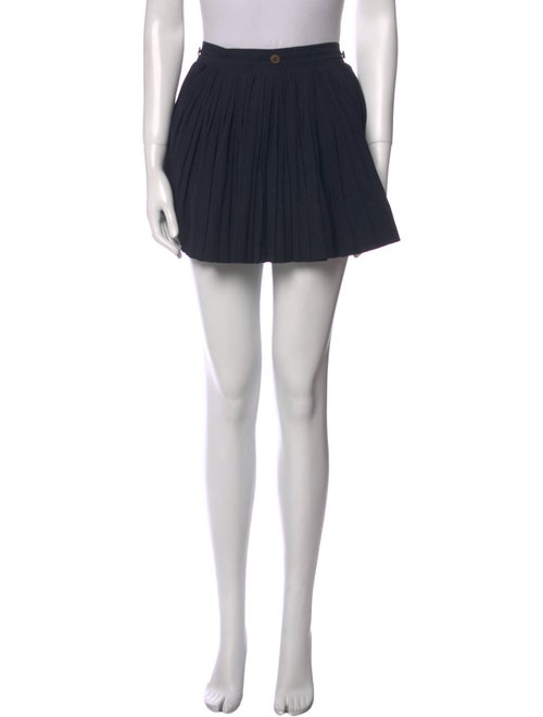Jean Paul Gaultier Pleated Accents Mini Skirt