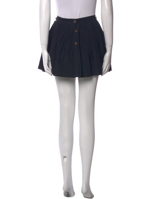 Jean Paul Gaultier Pleated Accents Mini Skirt