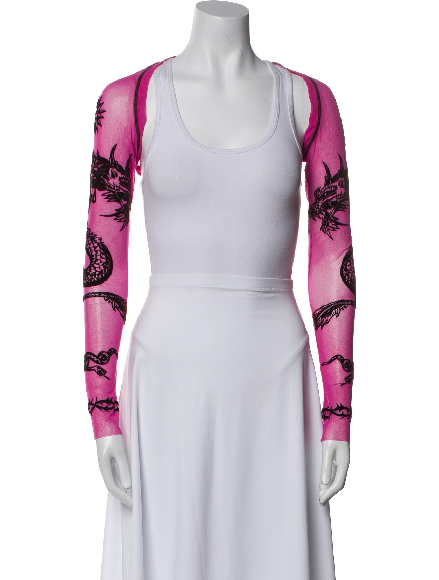 Jean Paul Gaultier Printed Bolero