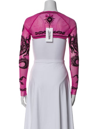 Jean Paul Gaultier Printed Bolero