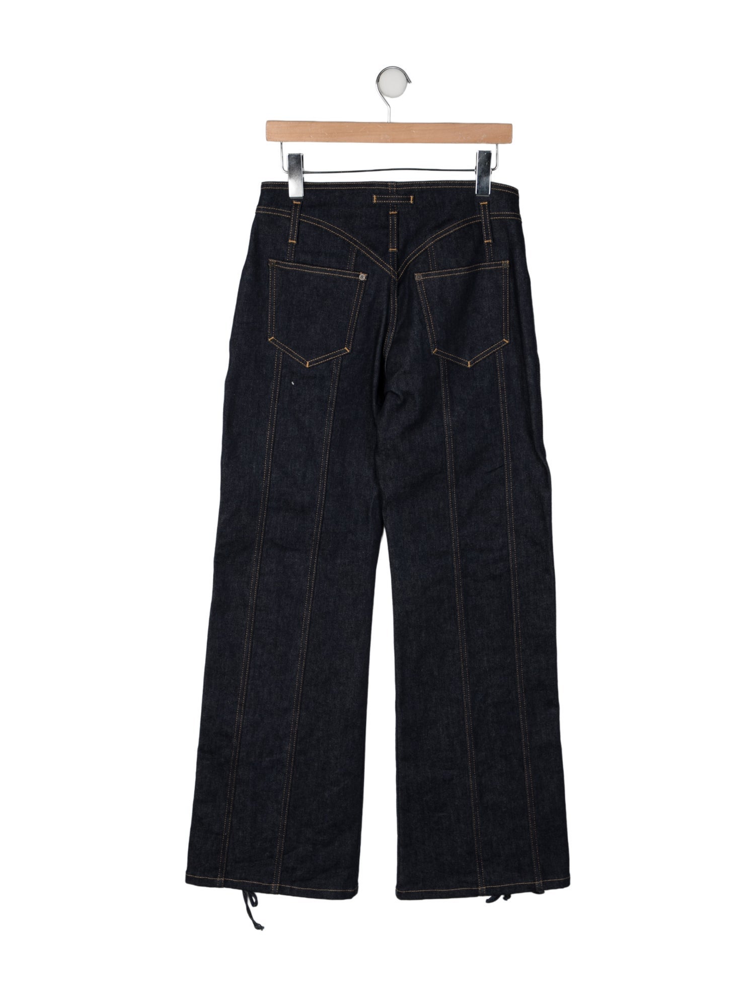 Jean Paul Gaultier Mid-Rise Wide Leg Jeans