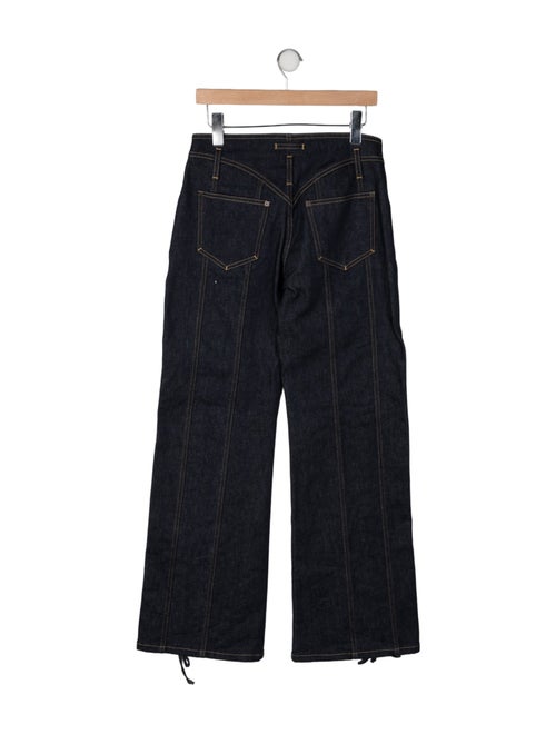 Jean Paul Gaultier Mid-Rise Wide Leg Jeans