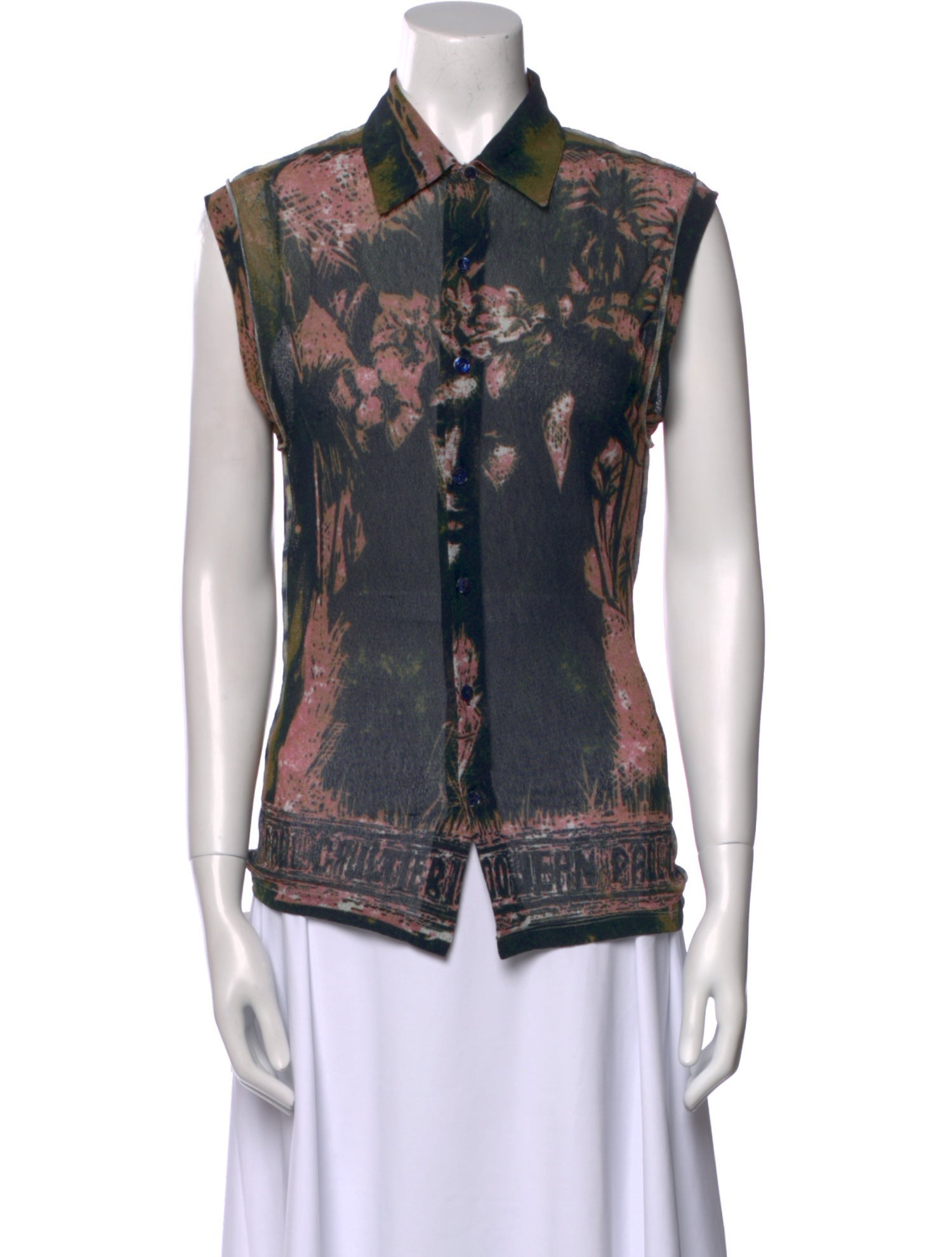 Jean Paul Gaultier Vintage Late 1990's - Early 2000's Button-Up Top