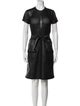 Jean Paul Gaultier Crew Neck Knee-Length Dress