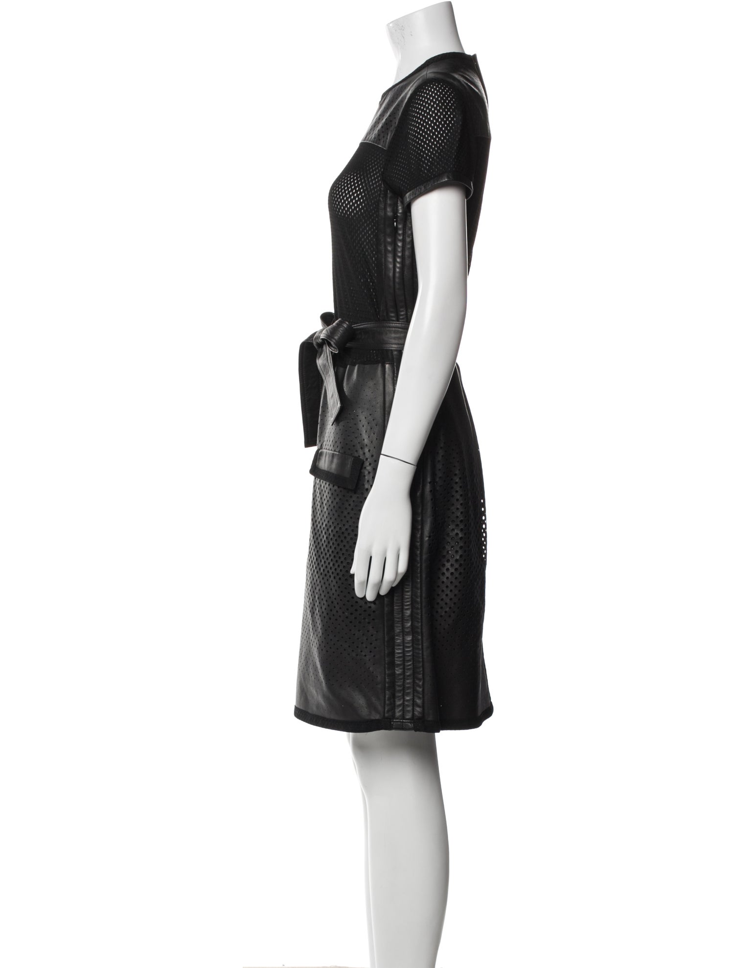 Jean Paul Gaultier Crew Neck Knee-Length Dress