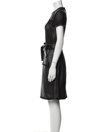 Jean Paul Gaultier Crew Neck Knee-Length Dress