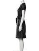 Jean Paul Gaultier Crew Neck Knee-Length Dress
