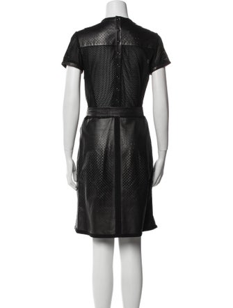 Jean Paul Gaultier Crew Neck Knee-Length Dress