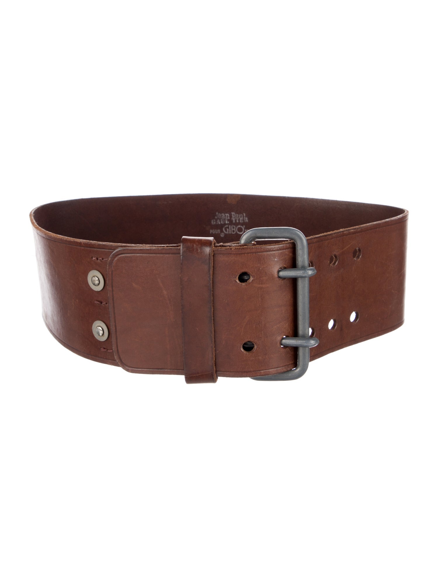 Jean Paul Gaultier Wide Leather Waist Belt