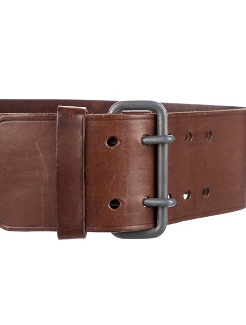 Jean Paul Gaultier Wide Leather Waist Belt