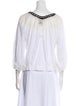 Jean Paul Gaultier Off-The-Shoulder Three-Quarter Sleeve Blouse