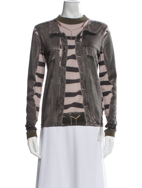 Jean Paul Gaultier x Y/Project Printed Mock Neck Sweatshirt