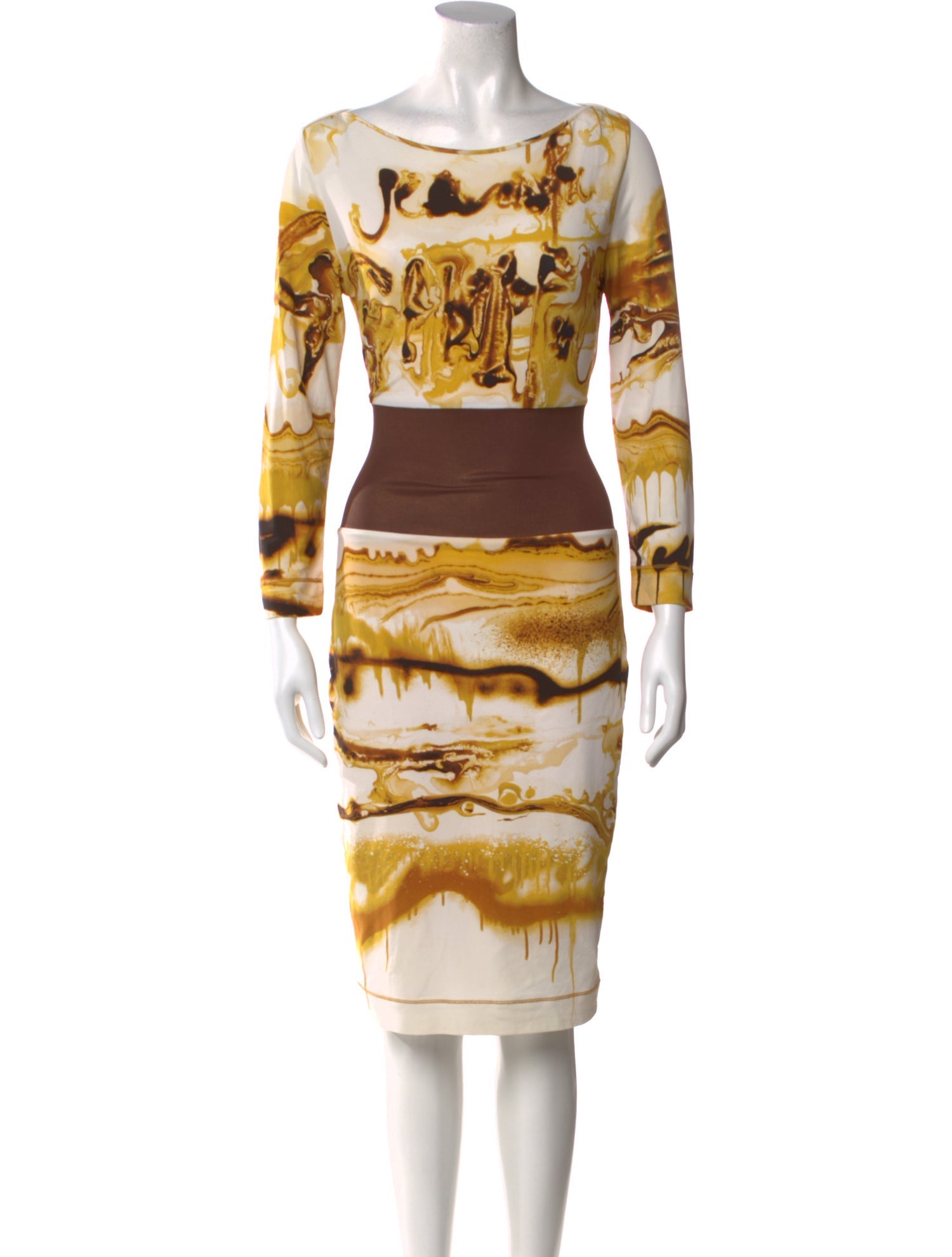 Jean Paul Gaultier Soleil Vintage Knee-Length Dress
