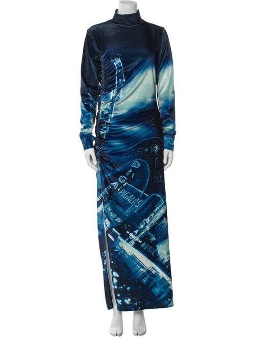 Jean Paul Gaultier Printed Long Dress
