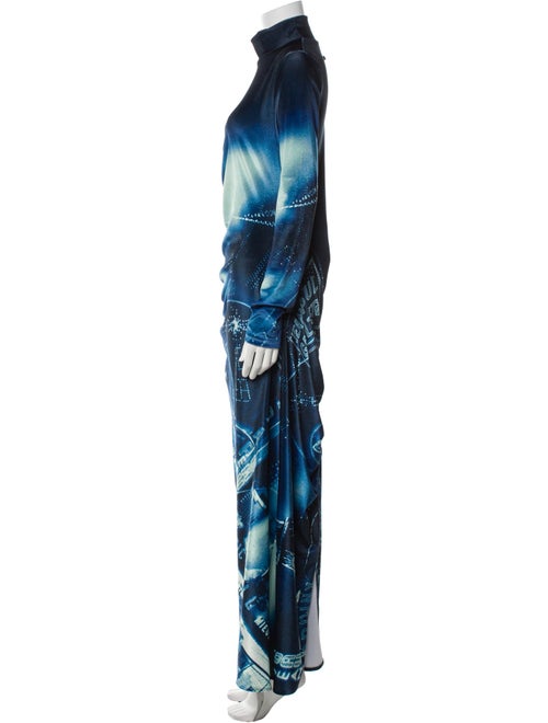 Jean Paul Gaultier Printed Long Dress
