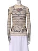 Jean Paul Gaultier Printed Crew Neck Sweatshirt