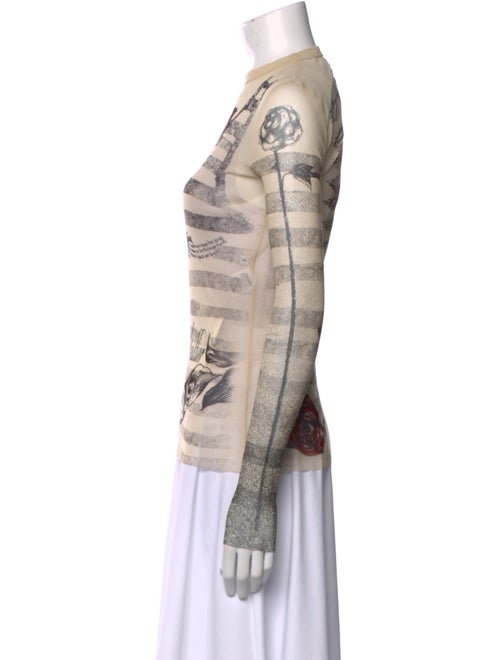 Jean Paul Gaultier Printed Crew Neck Sweatshirt