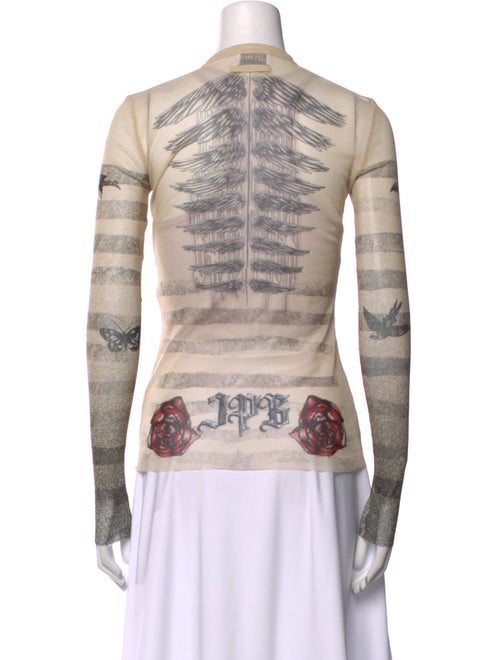 Jean Paul Gaultier Printed Crew Neck Sweatshirt