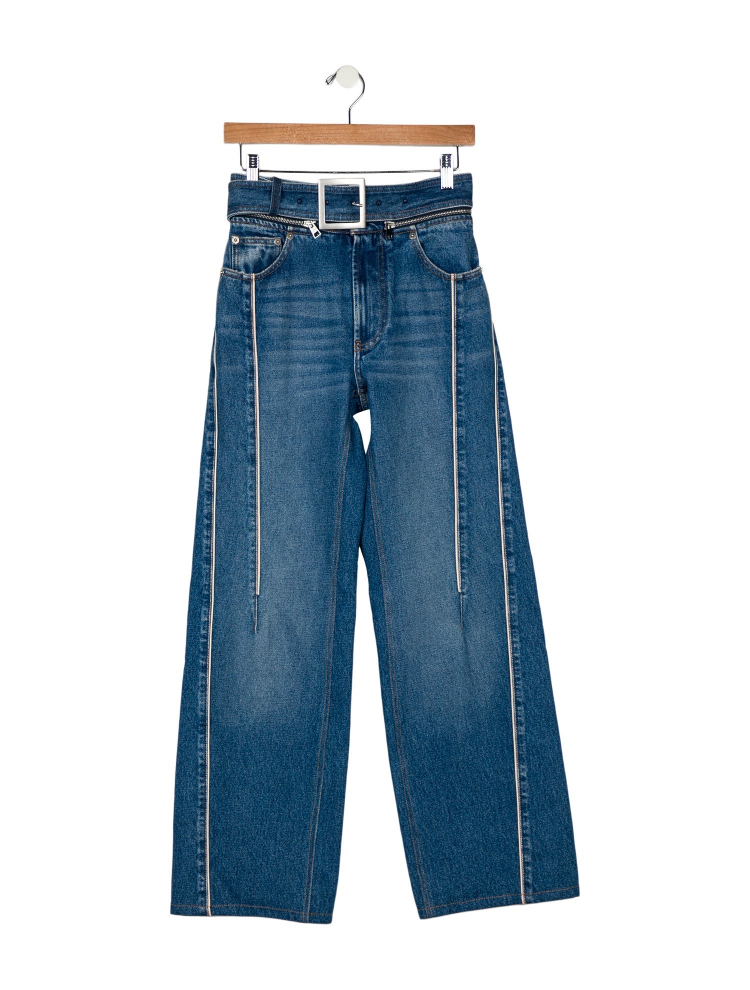 Jean Paul Gaultier High-Rise Wide Leg Jeans w/ Tags