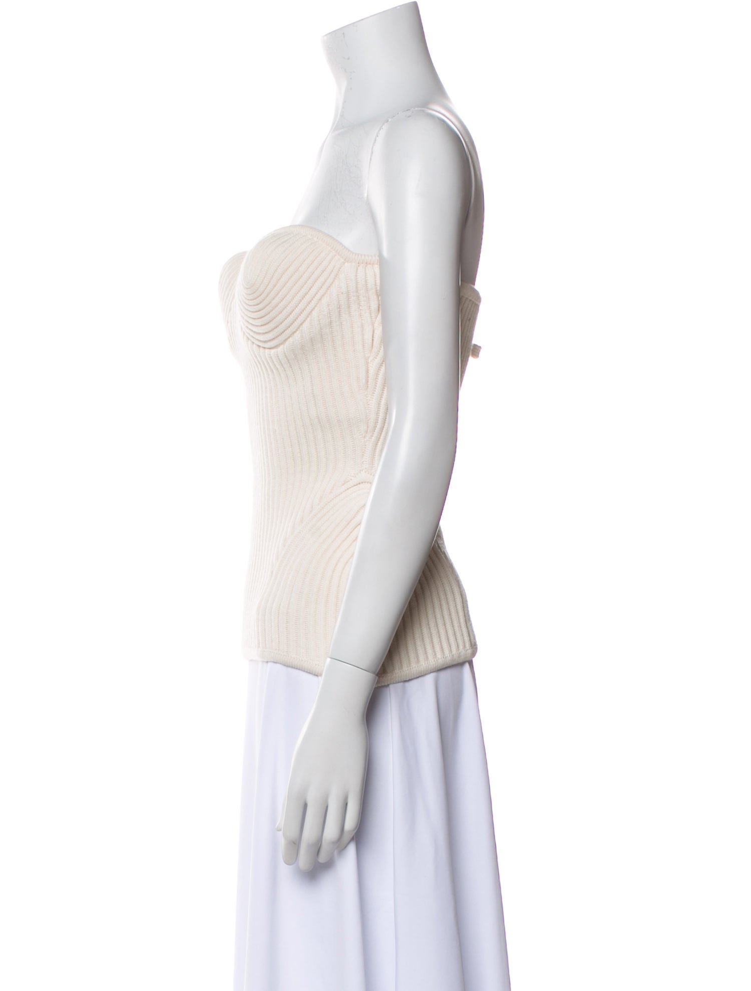 Jean Paul Gaultier Virgin Wool Strapless Top w/ Tags