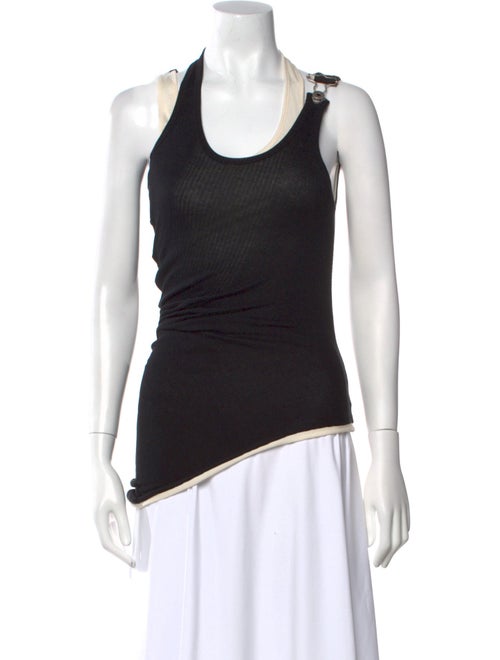 Jean Paul Gaultier Scoop Neck Sleeveless Top