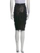 Jean Paul Gaultier Leather Knee-Length Skirt