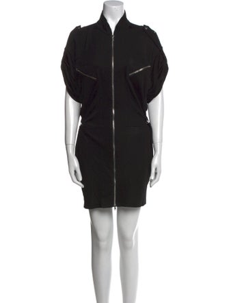 Jean Paul Gaultier Mock Neck Mini Dress
