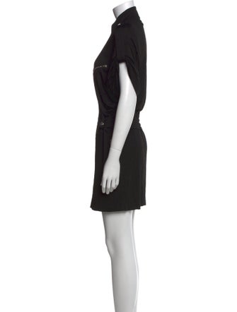 Jean Paul Gaultier Mock Neck Mini Dress