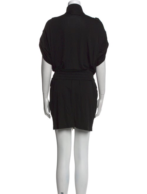 Jean Paul Gaultier Mock Neck Mini Dress